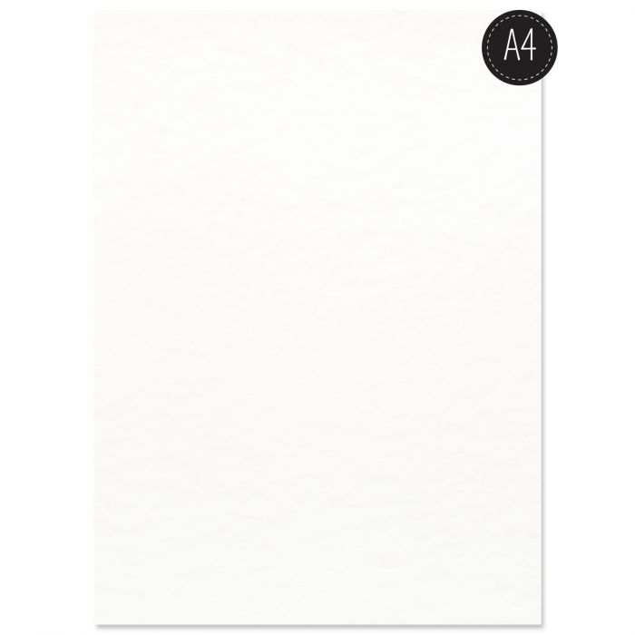 Papier A4 vergé 300g blanc, feuilles A4 papier épais texturé – L